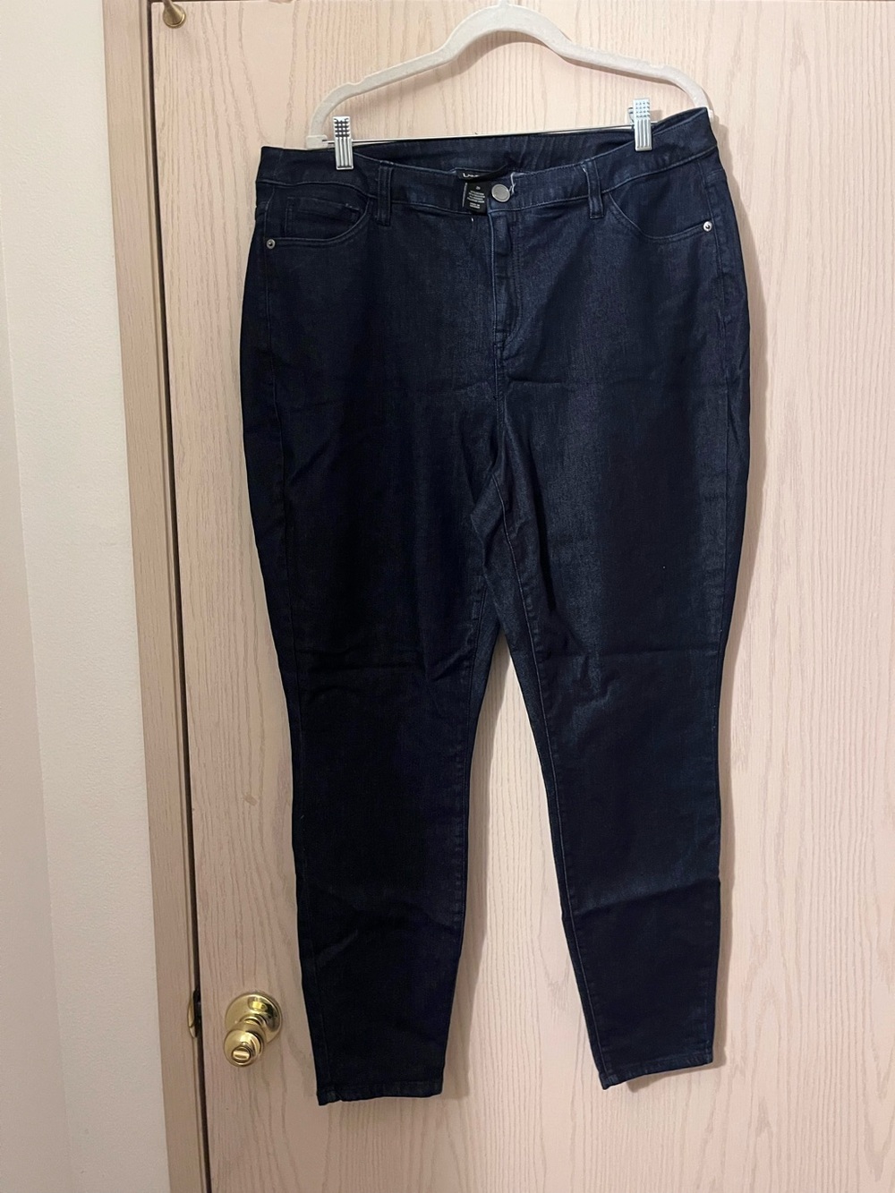 Lane Bryant Dark Blue Skinny Jeans